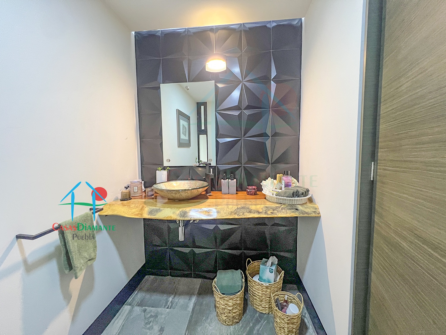 Tlaxcalancingo Casa Maka - Baño de visitas 1